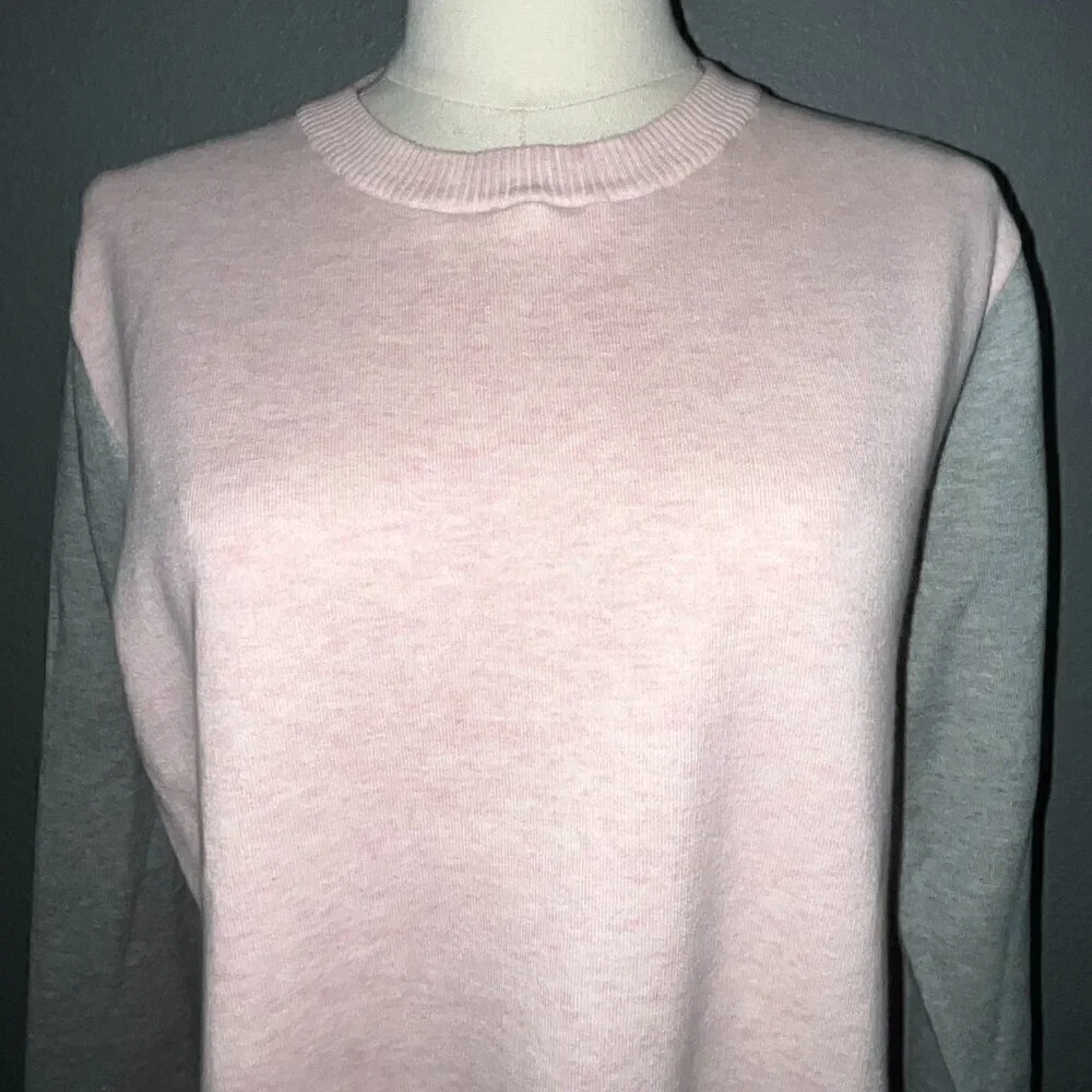 Peter Millar JULIA Women's Color-block Crew Neck Pullover Sweater -NWOT - Size L